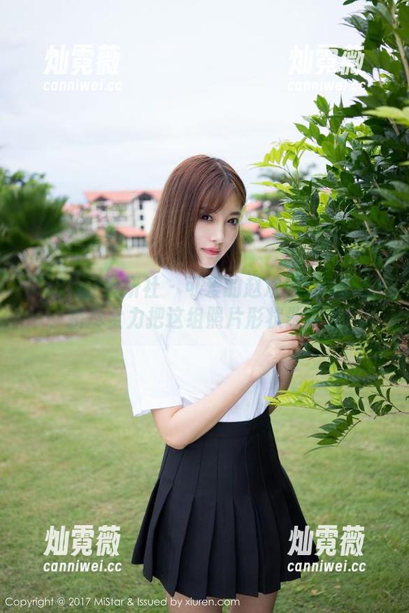 MiStar魅妍社-赵欢颜Jessica MiStar魅妍社 - 可爱的赵欢颜Jessica,拼尽全力把这组照片形状做可爱!